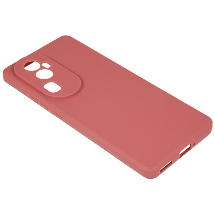 Soft TPU Phone Case for Oppo Reno10 Pro+ 5G , Precise Cutout Straight Edge Phone Cover - Hawthorn Red