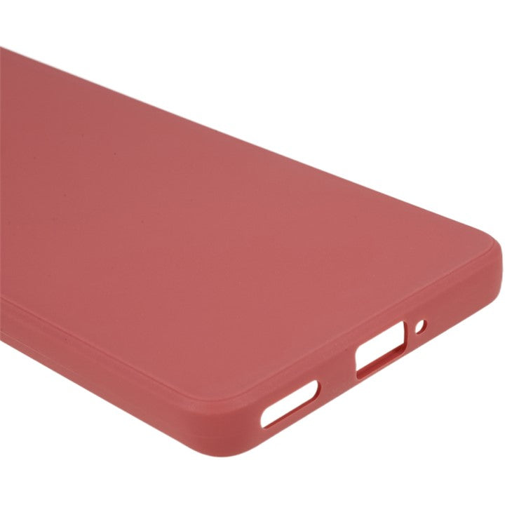 Soft TPU Phone Case for Oppo Reno10 Pro+ 5G , Precise Cutout Straight Edge Phone Cover - Hawthorn Red