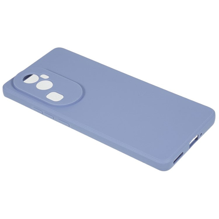Soft TPU Phone Case for Oppo Reno10 Pro+ 5G , Precise Cutout Straight Edge Phone Cover - Lavender Grey