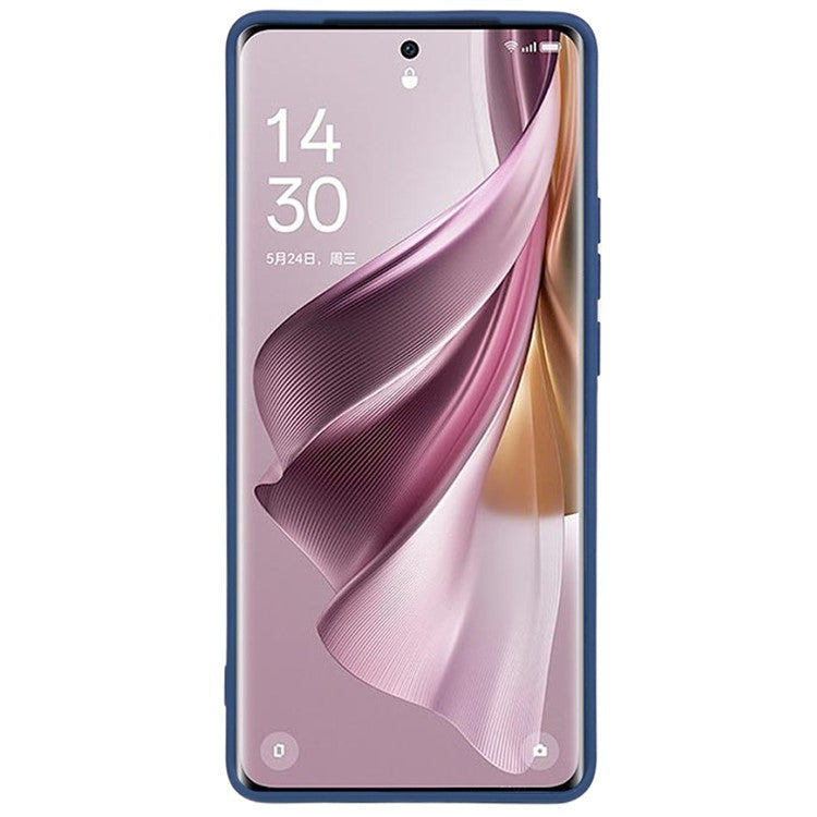 Soft TPU Phone Case for Oppo Reno10 Pro+ 5G , Precise Cutout Straight Edge Phone Cover - Sapphire
