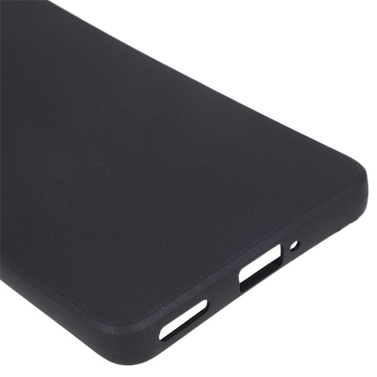 Soft TPU Phone Case for Oppo Reno10 Pro+ 5G , Precise Cutout Straight Edge Phone Cover - Black