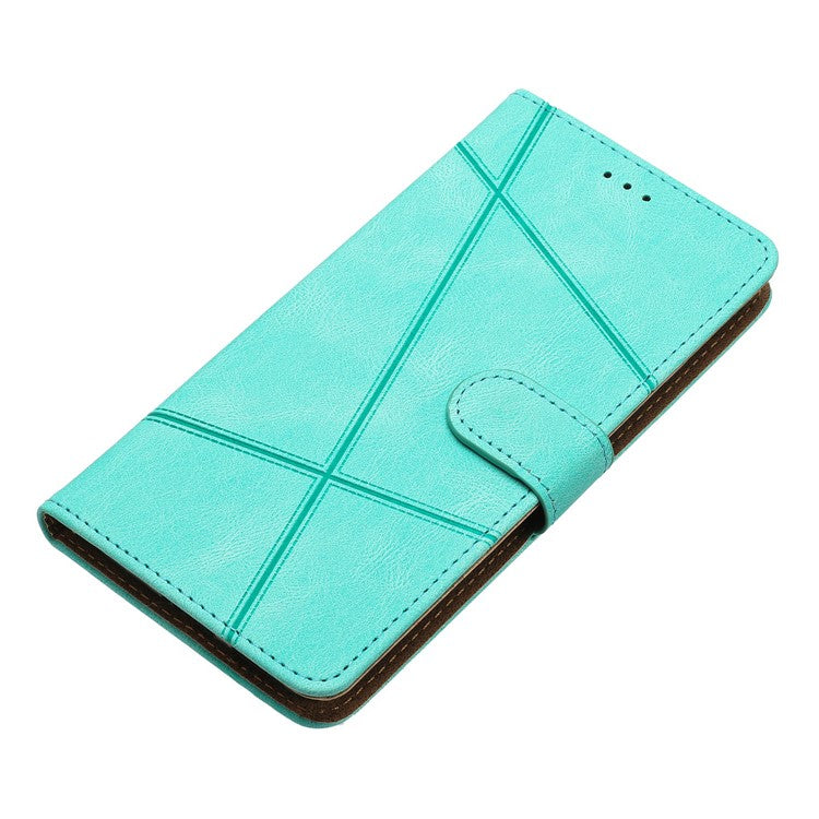Stand Cover for Oppo Find X6 Pro Anti-drop Wallet Leather Phone Case Crazy Horse Texture Imprinted Lines Shell - Green