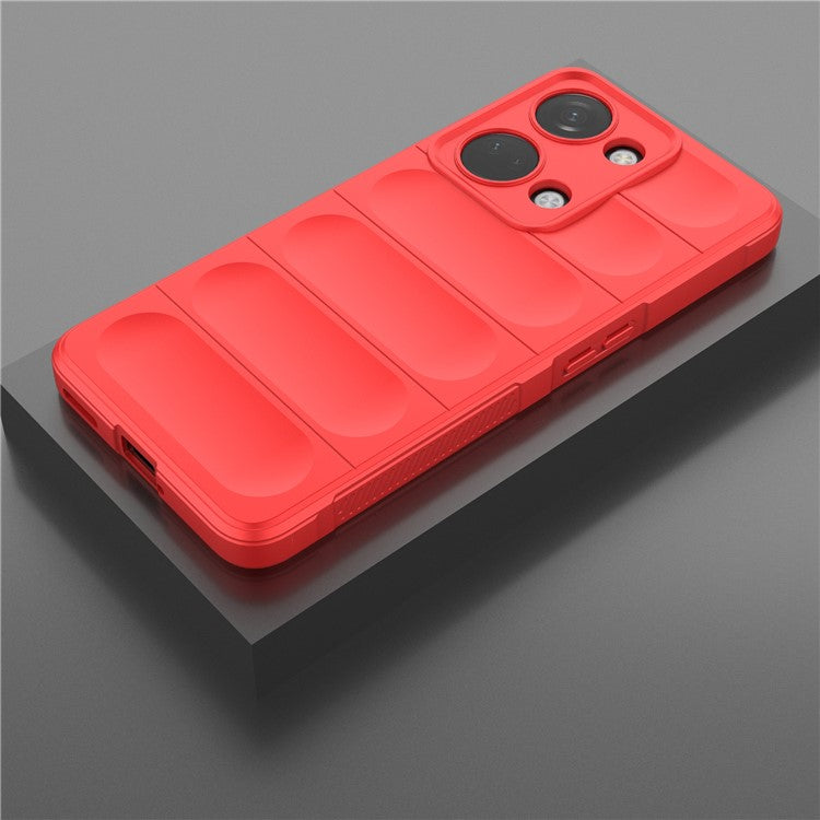 For OnePlus Nord 3 5G / Ace 2V Soft TPU Drop-proof Phone Case Rugged Back Protective Cover - Red