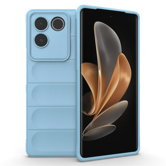 For vivo S17e 5G Flexible TPU Phone Case Drop Protection Phone Shell Protective Cover - Baby Blue