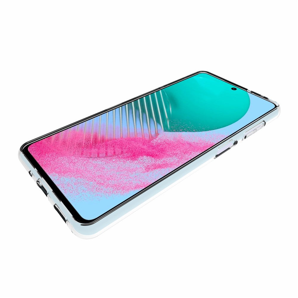 10Pcs / Pack For Samsung Galaxy M54 5G / F54 5G Inner Watermark-Free Phone Case Crystal Clear TPU Cover