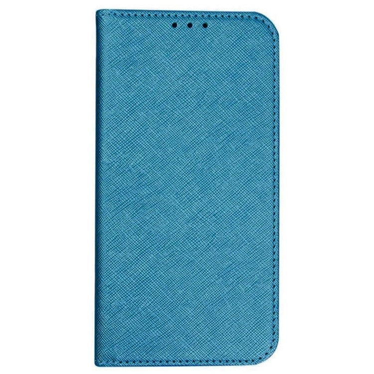 For OnePlus Ace 2V / Nord 3 5G Cross Texture Stand PU Leather Cover Anti-Scratch Phone Case Wallet - Sky Blue