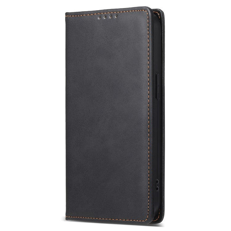 DF-05 For Samsung Galaxy A14 4G / 5G PU Leather Case RFID Blocking Phone Cover with Stand Wallet - Black
