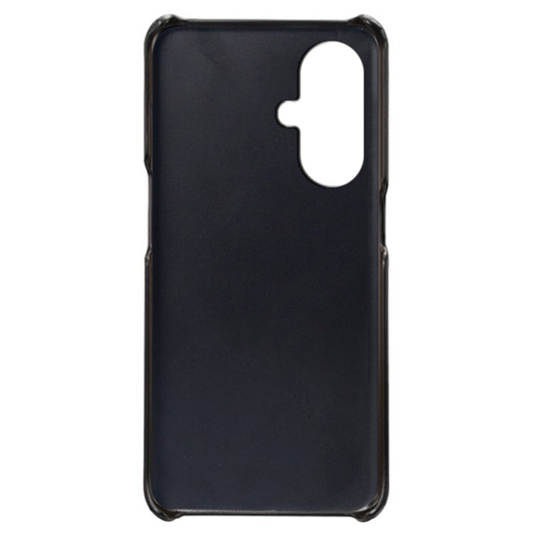 For OnePlus Nord CE3 5G / CE 3 Lite 5G / Nord N30 5G Calf Texture Phone Case PU Leather + PC Protective Cover - Black