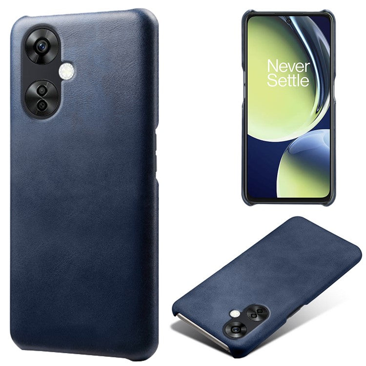 For OnePlus Nord CE3 5G / CE 3 Lite 5G / Nord N30 5G Calf Texture Phone Case PU Leather + PC Protective Cover - Blue