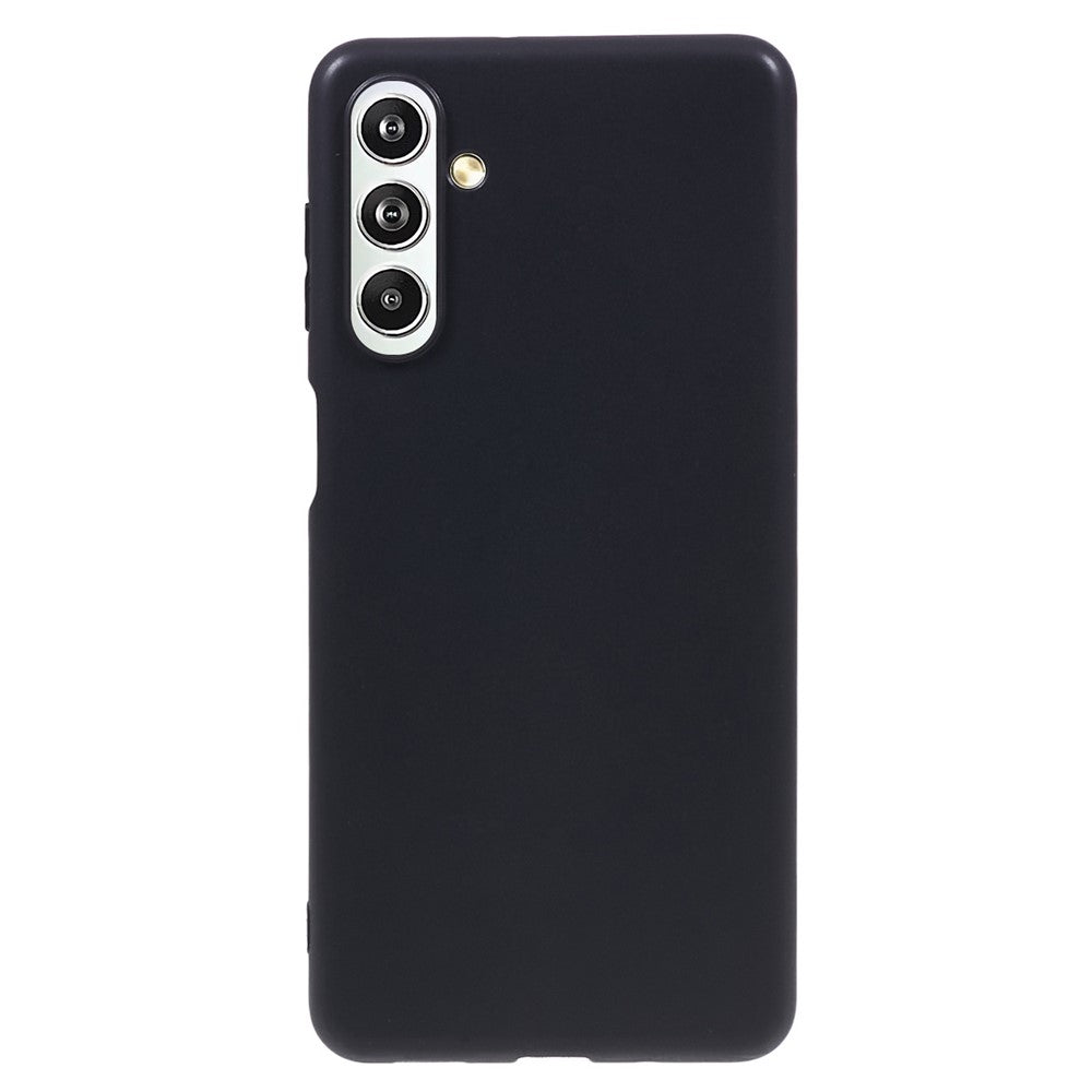 For Samsung Galaxy F54 5G / M54 5G Glossy Finish Soft TPU Phone Case Protective Phone Cover - Black