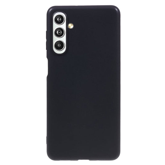 For Samsung Galaxy F54 5G / M54 5G Glossy Finish Soft TPU Phone Case Protective Phone Cover - Black