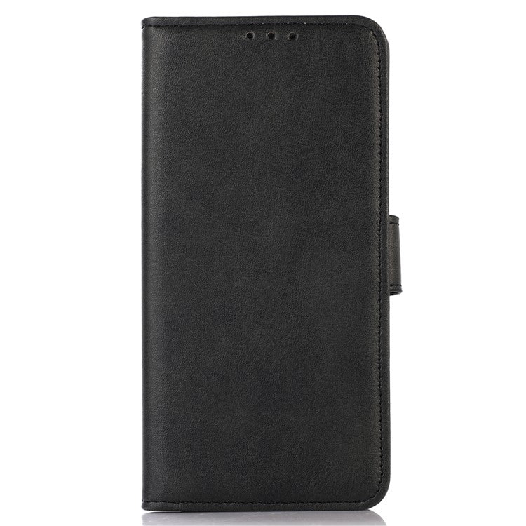 Stand Phone Case for OnePlus Nord 3 5G / Ace 2V , Wallet PU Leather Cowhide Texture Smartphone Cover - Black