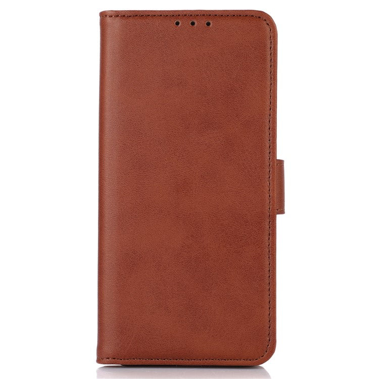 Stand Phone Case for OnePlus Nord 3 5G / Ace 2V , Wallet PU Leather Cowhide Texture Smartphone Cover - Brown