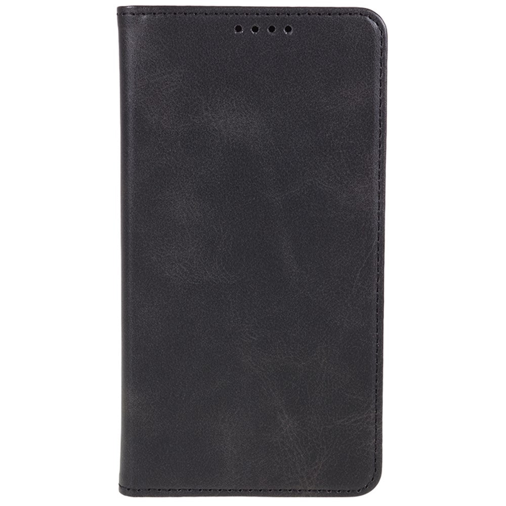 For Samsung Galaxy M54 5G / F54 5G Anti-drop PU Leather Stand Case Calf Texture Wallet  Phone Cover - Black