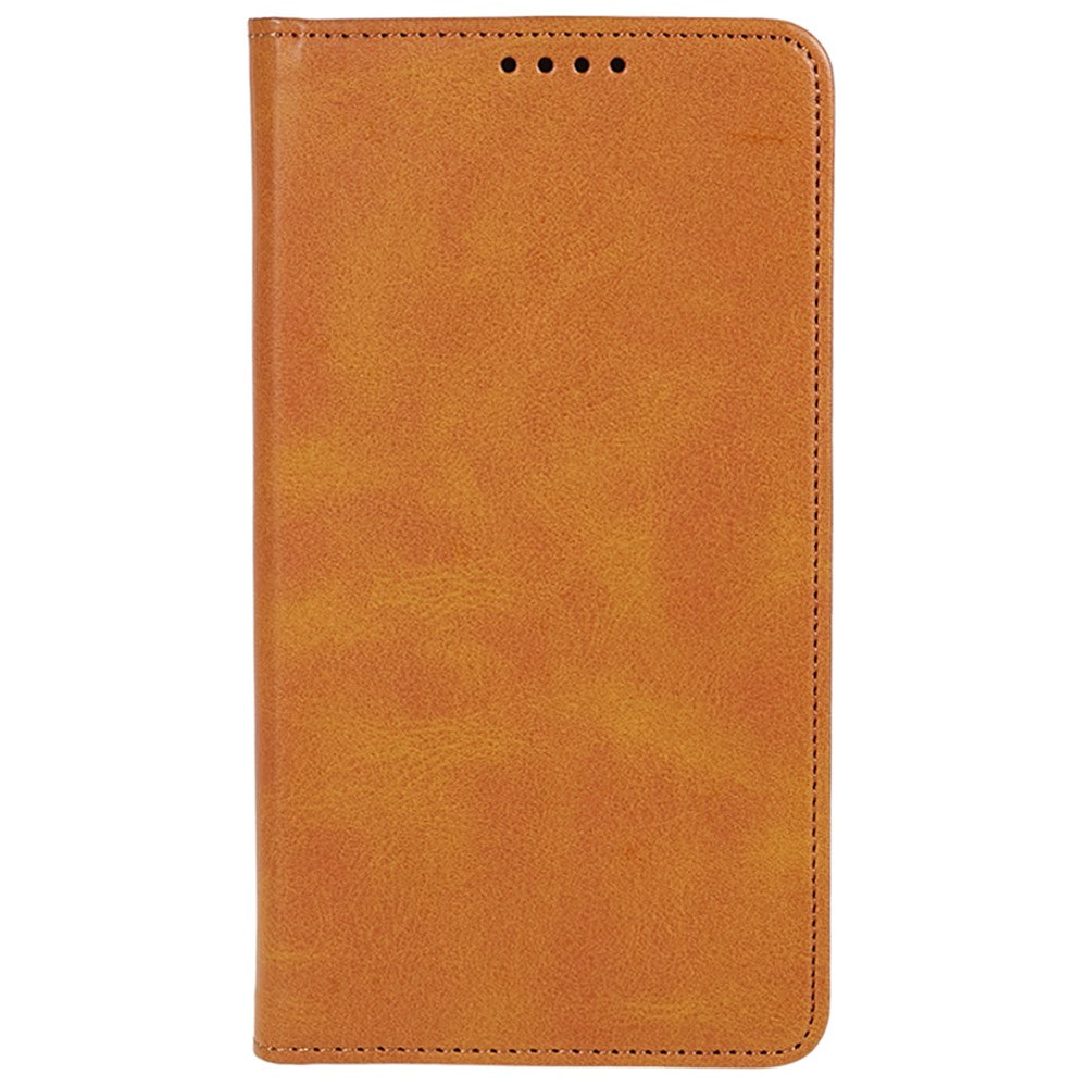 For Samsung Galaxy M54 5G / F54 5G Anti-drop PU Leather Stand Case Calf Texture Wallet  Phone Cover - Khaki