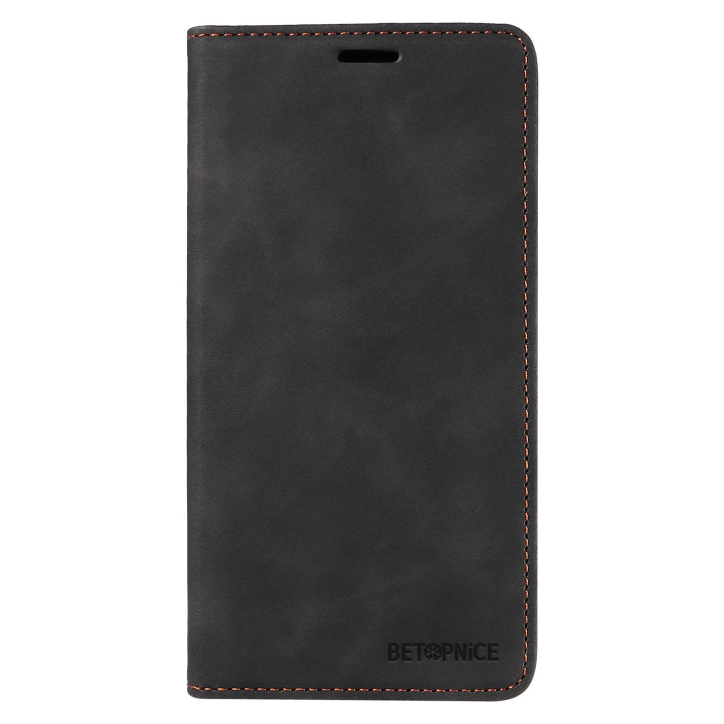 BETOPNICE 003 For vivo Y02s 4G / Y16 4G / Y35 5G / Y56 5G Phone Cover RFID Blocking Wallet Leather Stand Wallet Case - Black