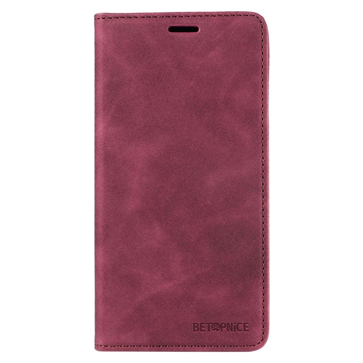 BETOPNICE 003 For Oppo A56s 5G / A57 (2022) 5G / A77 5G / K10 5G / A57 4G / A57e 4G / A57s 4G / A77 4G / Realme Q5i / Narzo 50 5G / V23 5G / OnePlus Nord N20 SE 4G Leather Phone Case - Red