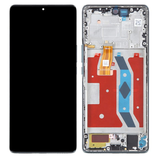 For Honor X40 5G OEM Grade S AMOLED Screen and Digitizer Assembly + Frame Part (without Logo) - Green