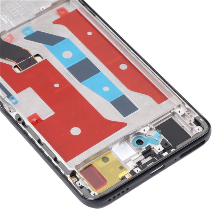 For Honor X20 / Honor 50 Lite OEM Grade S LCD Screen and Digitizer Assembly + Frame Replacement Part (without Logo) - Black