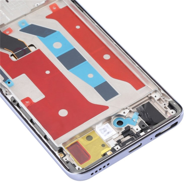 For Honor X20 / Honor 50 Lite OEM Grade S LCD Screen and Digitizer Assembly + Frame Replacement Part (without Logo) - Silver