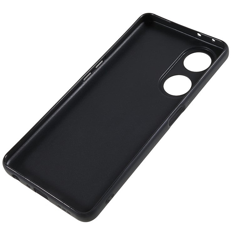TPU Cover for Oppo A98 5G Precise Cutouts Protection Glossy Phone Case - Black
