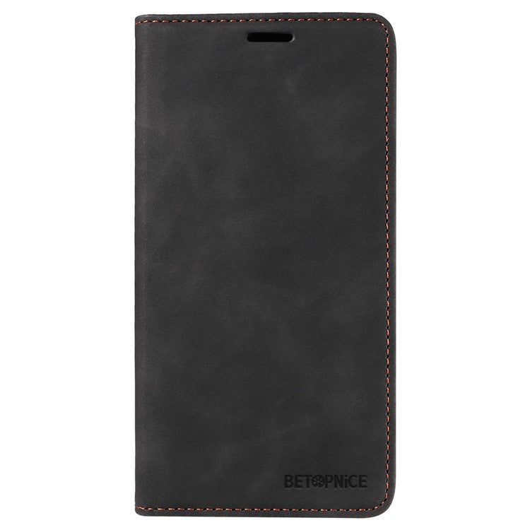 BETOPNICE 003 For Samsung Galaxy S21 4G / S21 5G RFID Blocking Wallet Stand Cover PU Leather Phone Case - Black