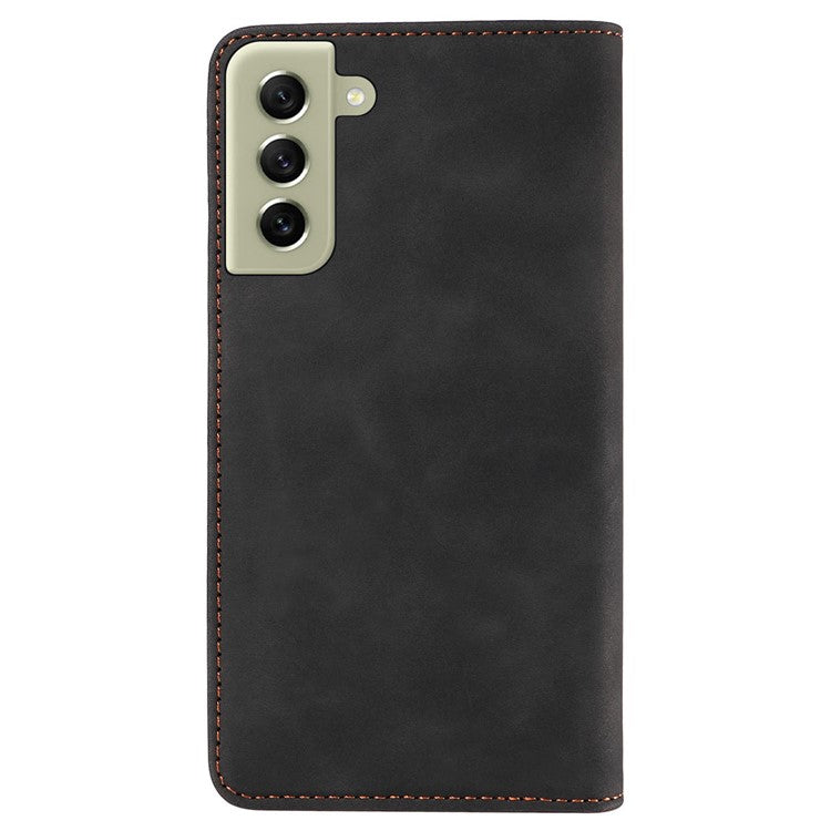 BETOPNICE 003 For Samsung Galaxy S21 4G / S21 5G RFID Blocking Wallet Stand Cover PU Leather Phone Case - Black