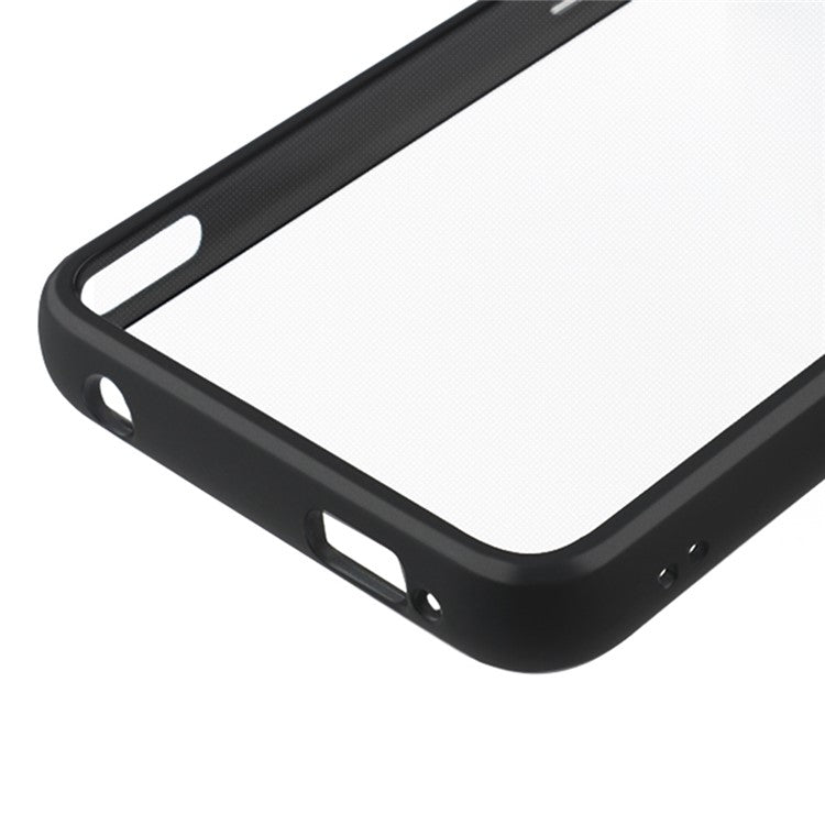 For Asus ROG Phone 7 5G Mobile Phone Cover Transparent Anti-Dust Flexible TPU + Hard PC Phone Case