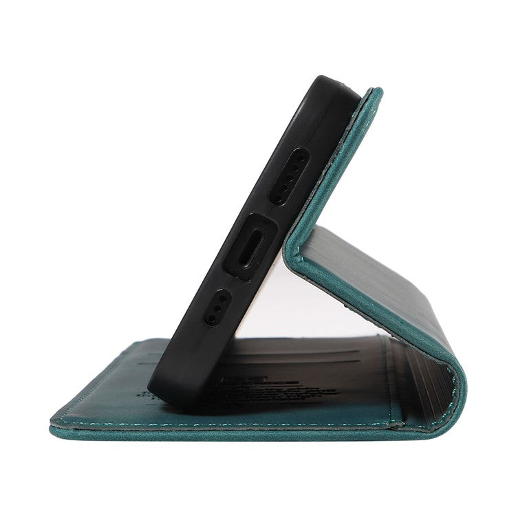 BETOPNICE 003 For Oppo A74 4G / F19 / F19s / A95 4G / Reno6 Lite RFID Blocking Flip Stand Leather Phone Case Wallet Cover - Green