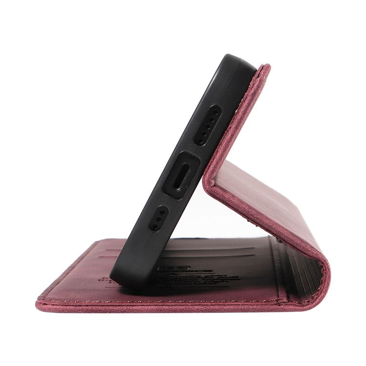 BETOPNICE 003 For Oppo A74 4G / F19 / F19s / A95 4G / Reno6 Lite RFID Blocking Flip Stand Leather Phone Case Wallet Cover - Red