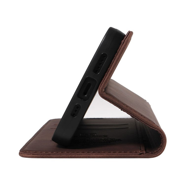 BETOPNICE 003 For Oppo A74 4G / F19 / F19s / A95 4G / Reno6 Lite RFID Blocking Flip Stand Leather Phone Case Wallet Cover - Brown