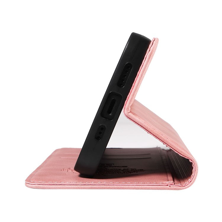 BETOPNICE 003 For Oppo A74 4G / F19 / F19s / A95 4G / Reno6 Lite RFID Blocking Flip Stand Leather Phone Case Wallet Cover - Pink