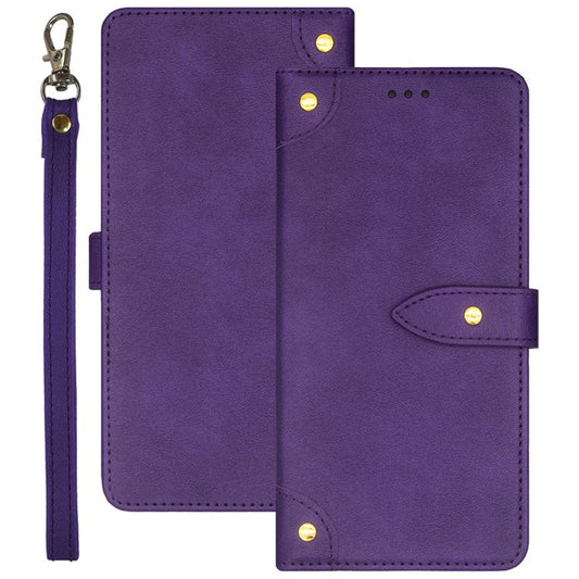 IDEWEI PU Leather Flip Cover for Asus Zenfone 10 5G Protective Case Drop-Proof Card Slots Phone Shell - Purple