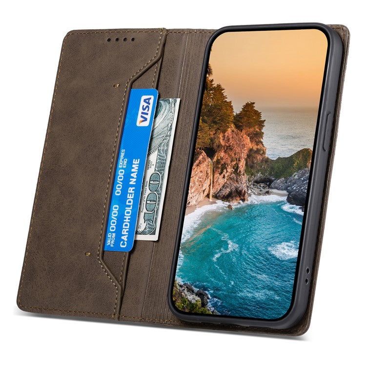 DF-05 For OnePlus Nord 3 5G / Ace 2V PU Leather Wallet Case RFID Blocking Stand Phone Cover - Brown