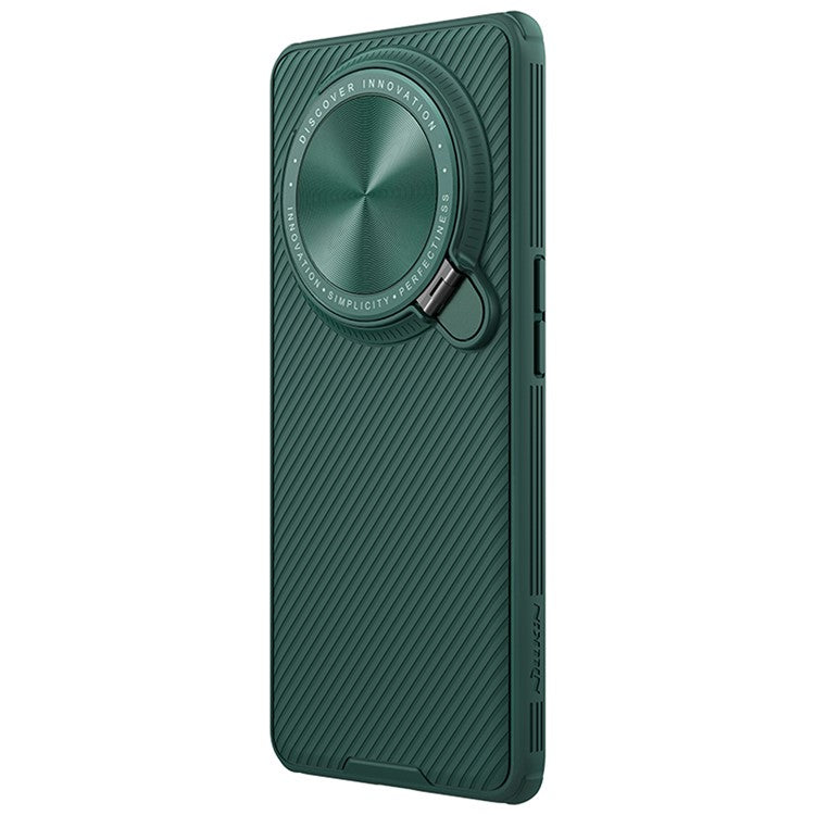 NILLKIN CamShield Prop Series for Oppo Find X6 Pro Hard PC+TPU Phone Case Kickstand Lens Protector Phone Cover - Green