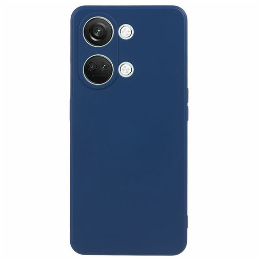 Soft TPU Shockproof Case for OnePlus Nord 3 5G / Ace 2V , Anti-Scratch Fiber Lining Rubberized Phone Cover - Sapphire