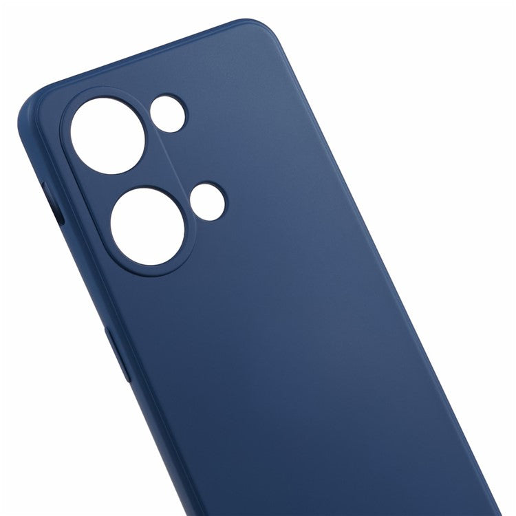 Soft TPU Shockproof Case for OnePlus Nord 3 5G / Ace 2V , Anti-Scratch Fiber Lining Rubberized Phone Cover - Sapphire