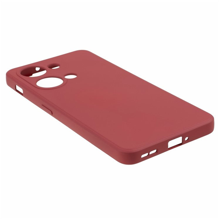Soft TPU Shockproof Case for OnePlus Nord 3 5G / Ace 2V , Anti-Scratch Fiber Lining Rubberized Phone Cover - Hawthorn Red