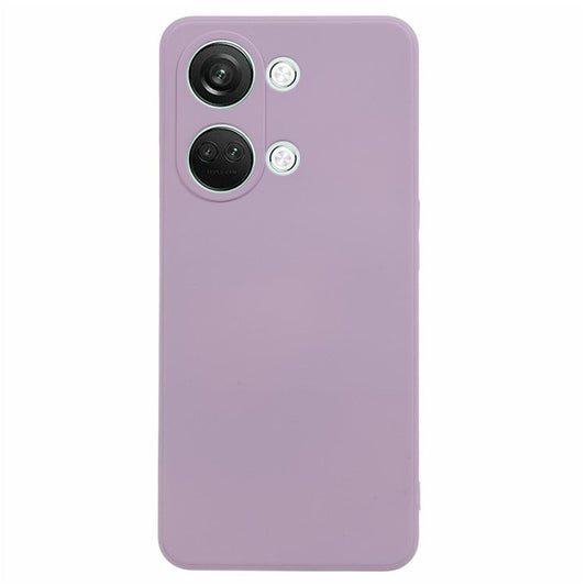 Soft TPU Shockproof Case for OnePlus Nord 3 5G / Ace 2V , Anti-Scratch Fiber Lining Rubberized Phone Cover - Purple