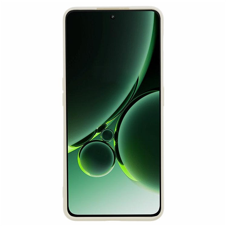 Soft TPU Shockproof Case for OnePlus Nord 3 5G / Ace 2V , Anti-Scratch Fiber Lining Rubberized Phone Cover - White