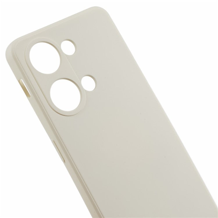 Soft TPU Shockproof Case for OnePlus Nord 3 5G / Ace 2V , Anti-Scratch Fiber Lining Rubberized Phone Cover - White