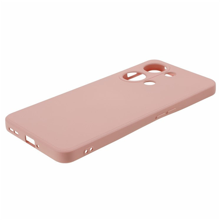 Soft TPU Shockproof Case for OnePlus Nord 3 5G / Ace 2V , Anti-Scratch Fiber Lining Rubberized Phone Cover - Pink