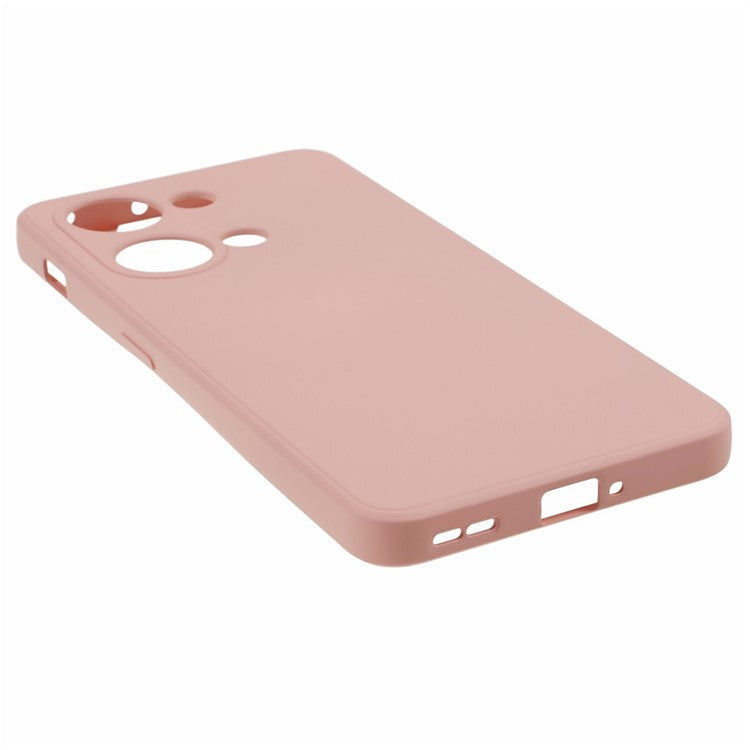 Soft TPU Shockproof Case for OnePlus Nord 3 5G / Ace 2V , Anti-Scratch Fiber Lining Rubberized Phone Cover - Pink