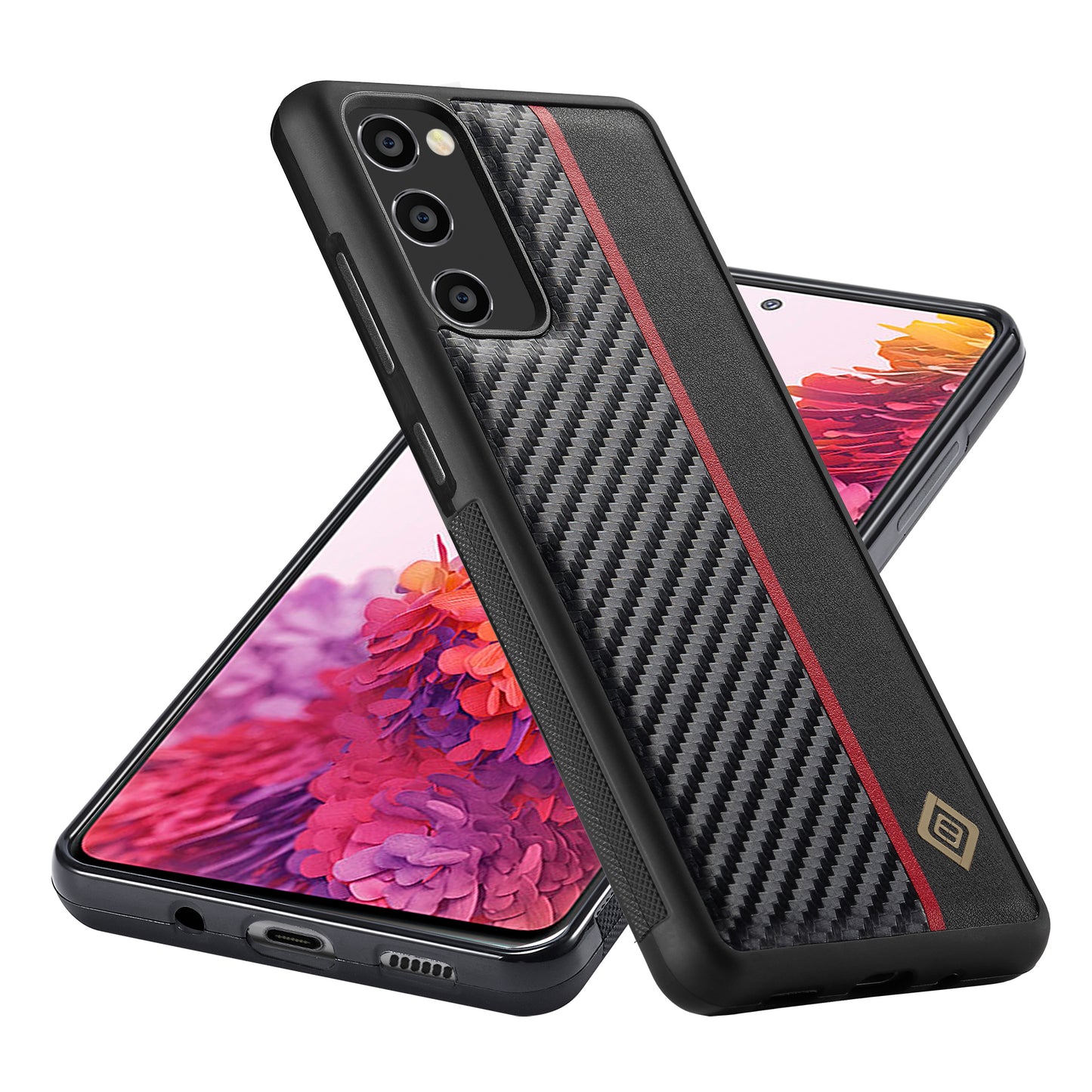 LC.IMEEKE Phone Case for Samsung Galaxy S20 FE / S20 FE 5G / S20 FE 2022 / S20 Lite , Leather+TPU+EVA Cover