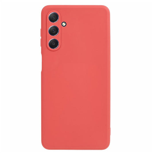 For Samsung Galaxy M54 5G / F54 5G Straight Edge Phone Case Precise Cutout Anti-scratch TPU Cover - Red