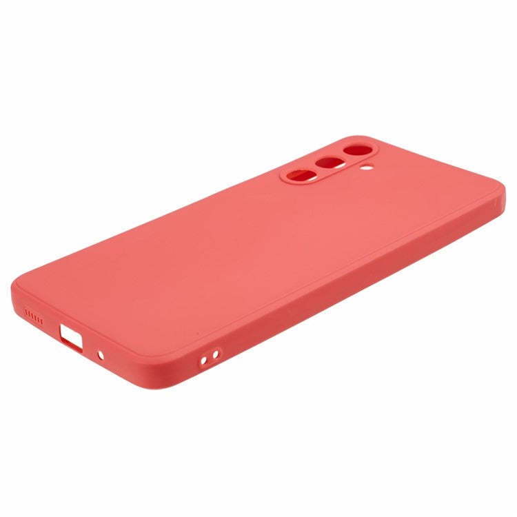 For Samsung Galaxy M54 5G / F54 5G Straight Edge Phone Case Precise Cutout Anti-scratch TPU Cover - Red