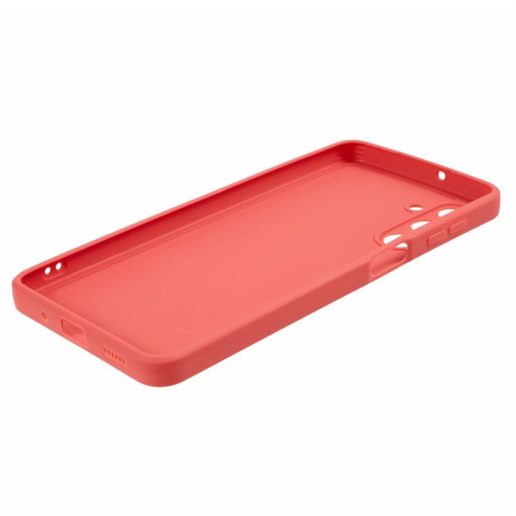 For Samsung Galaxy M54 5G / F54 5G Straight Edge Phone Case Precise Cutout Anti-scratch TPU Cover - Red