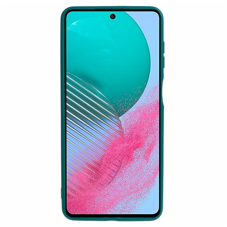 For Samsung Galaxy M54 5G / F54 5G Straight Edge Phone Case Precise Cutout Anti-scratch TPU Cover - Army Green