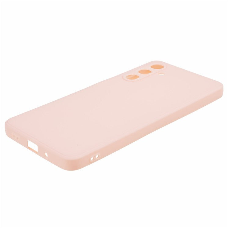 For Samsung Galaxy M54 5G / F54 5G Straight Edge Phone Case Precise Cutout Anti-scratch TPU Cover - Pink