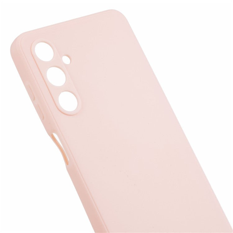 For Samsung Galaxy M54 5G / F54 5G Straight Edge Phone Case Precise Cutout Anti-scratch TPU Cover - Pink